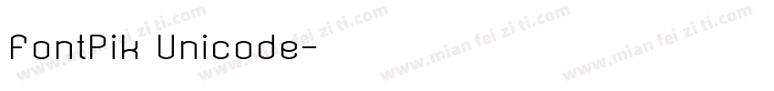 FontPik Unicode字体转换